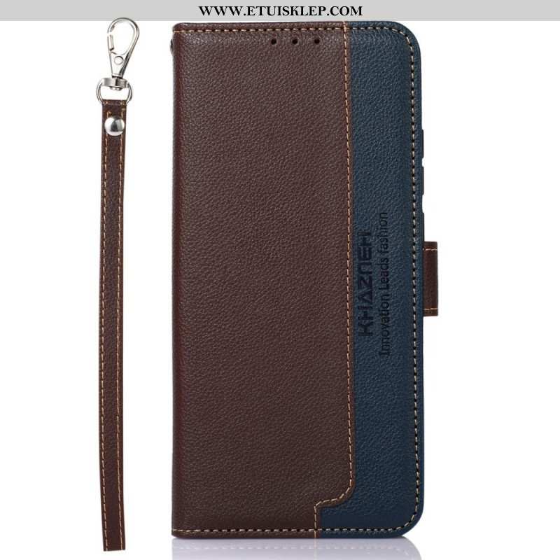 Etui Folio do Samsung Galaxy M52 5G Rfid Khazneh W Stylu Liczi